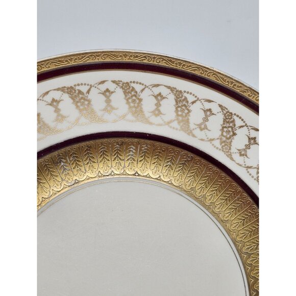 Arabia Of Finland Gold Encrusted Opulent Dinner Dish Vintage 1923-1949 Art Deco - Picture 3 of 10